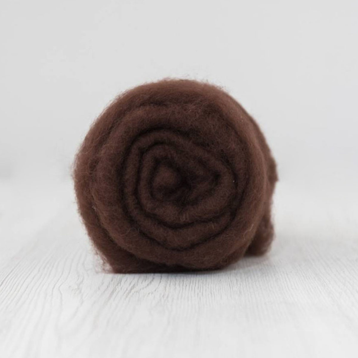 Lana Cardada Merino Extrafina 19 Micras - Chocolate