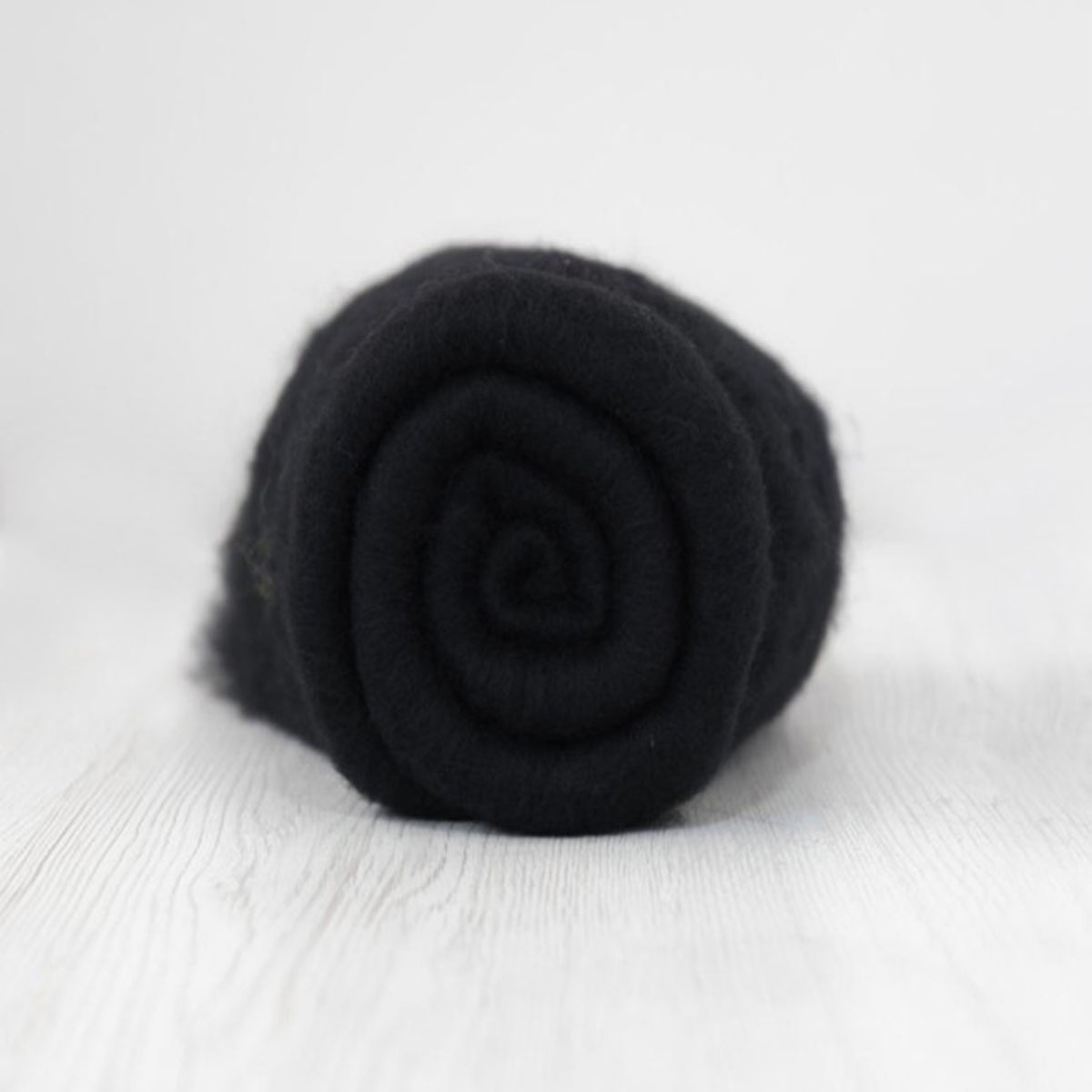 Lana Cardada Merino Extrafina 19 Micras - Negro