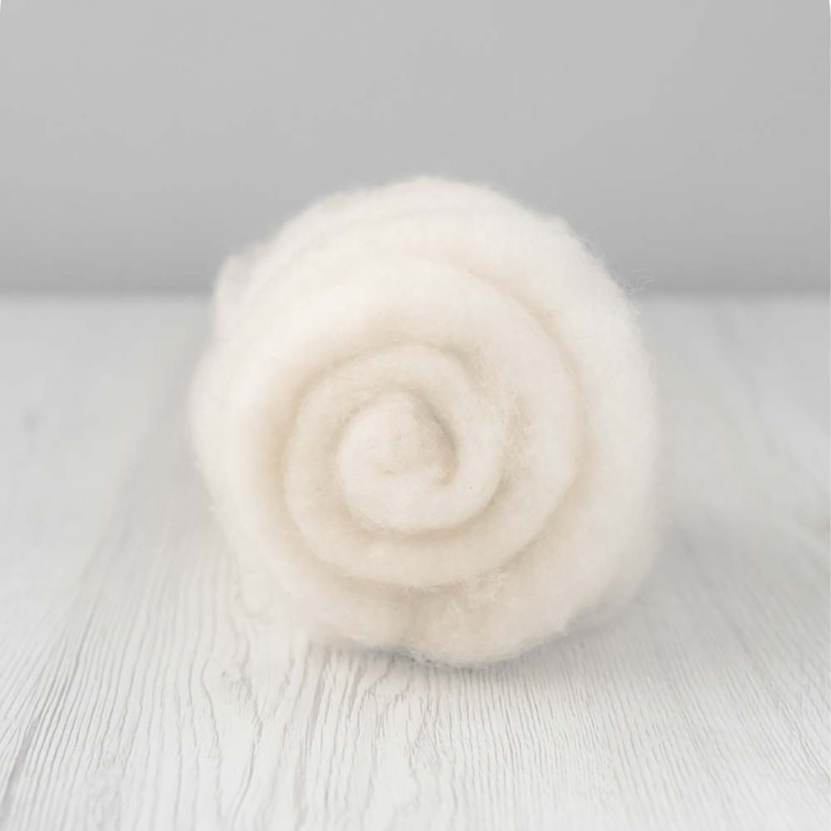 Lana Cardada Maori 27 Micras - Blanco Natural