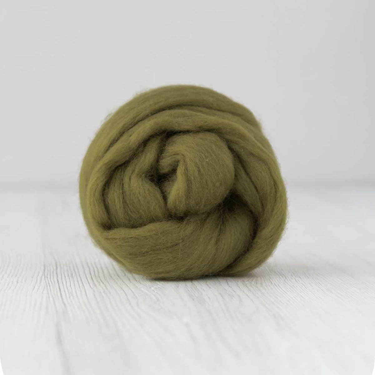 Lana Peinada Merino Extrafina 19 Micras - Aceituna