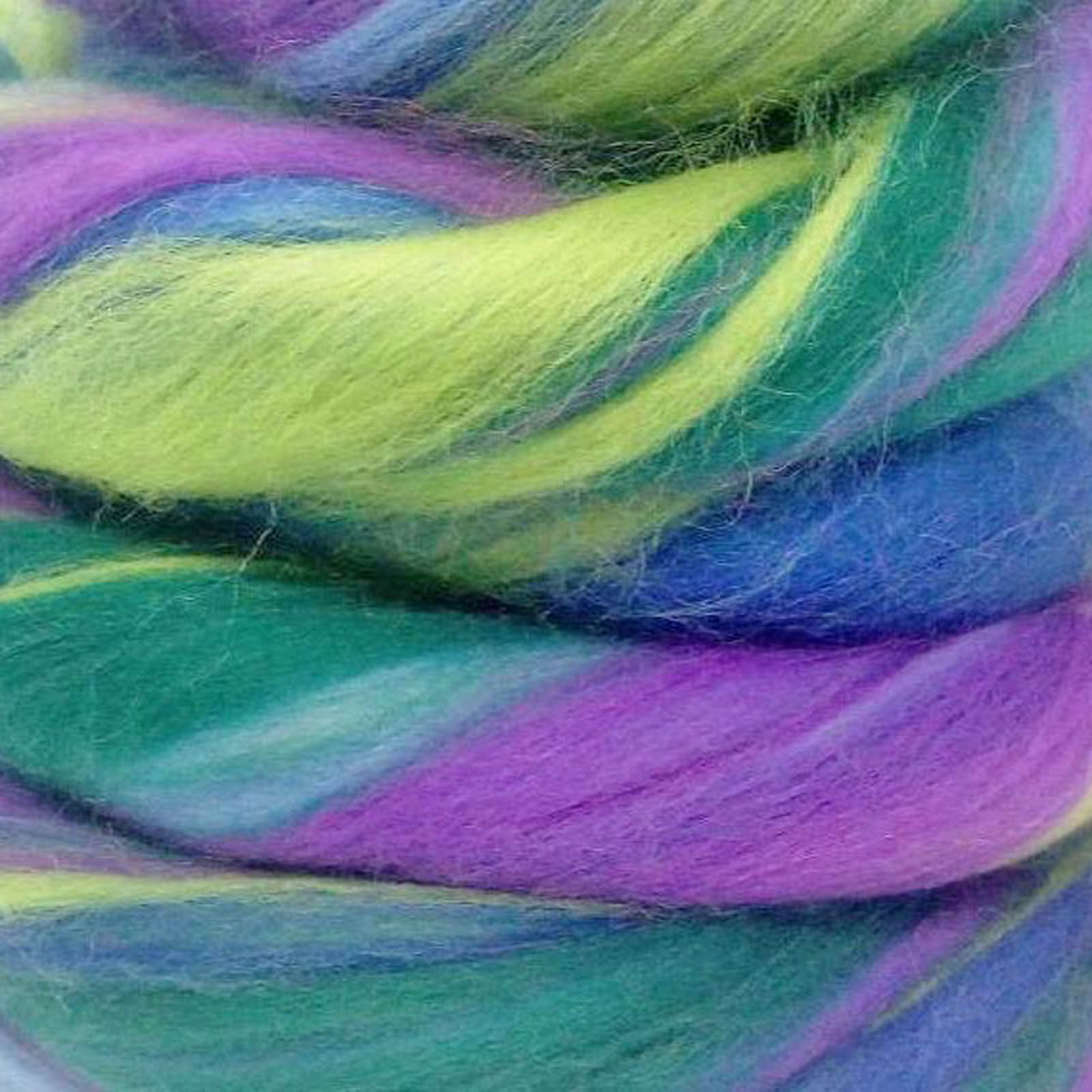 Lana Peinada Fantasía 21 Micras - Reflejos Verdes y Azules