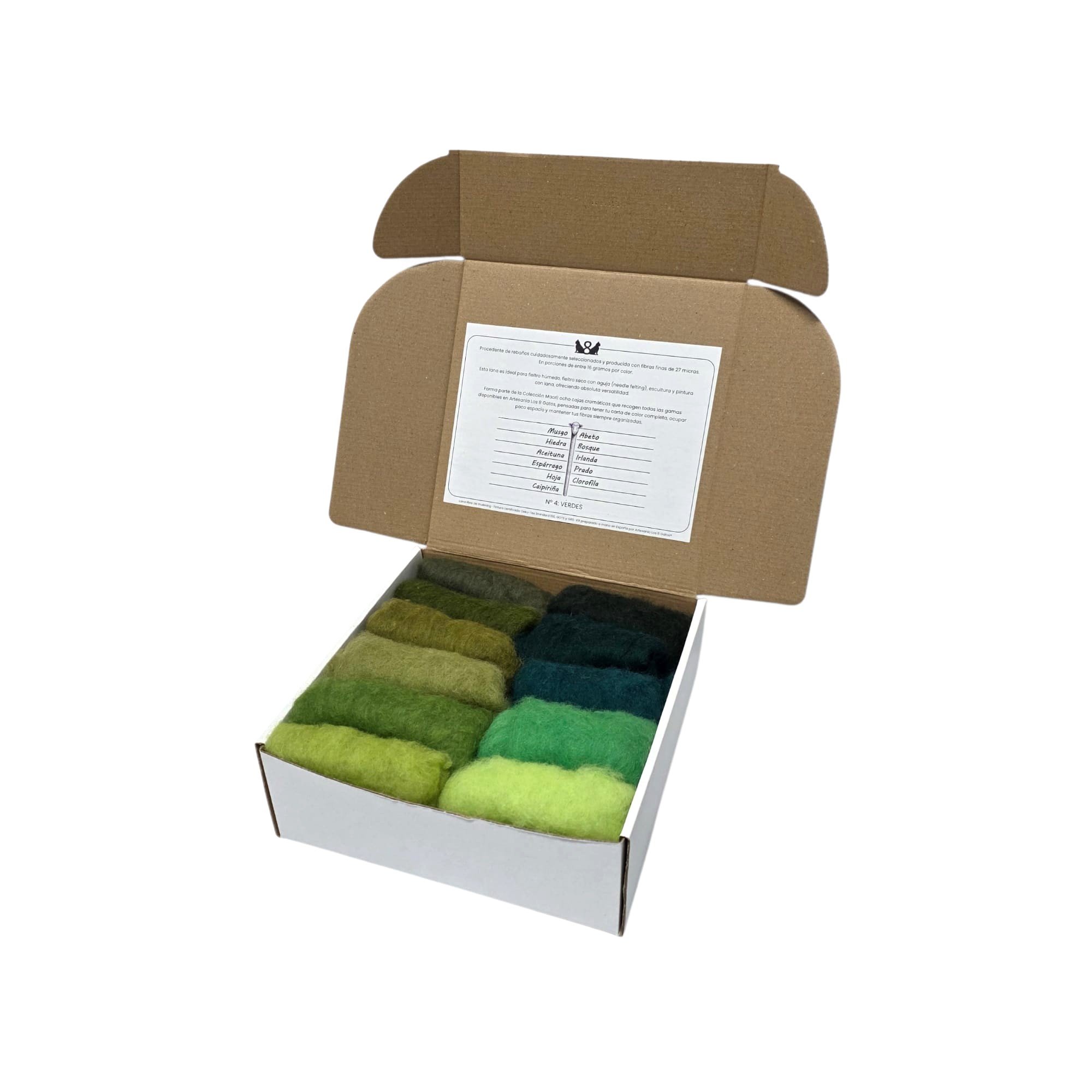 Kit Maorí Nº 4 - Tonos verdes