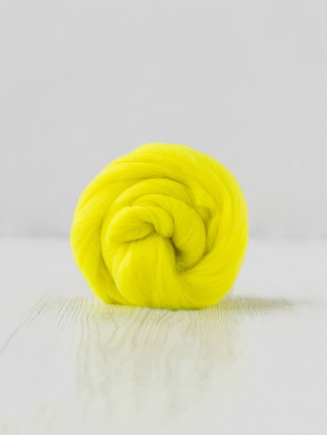Peinada Merino 19 Micras - Amarillo Eléctrico